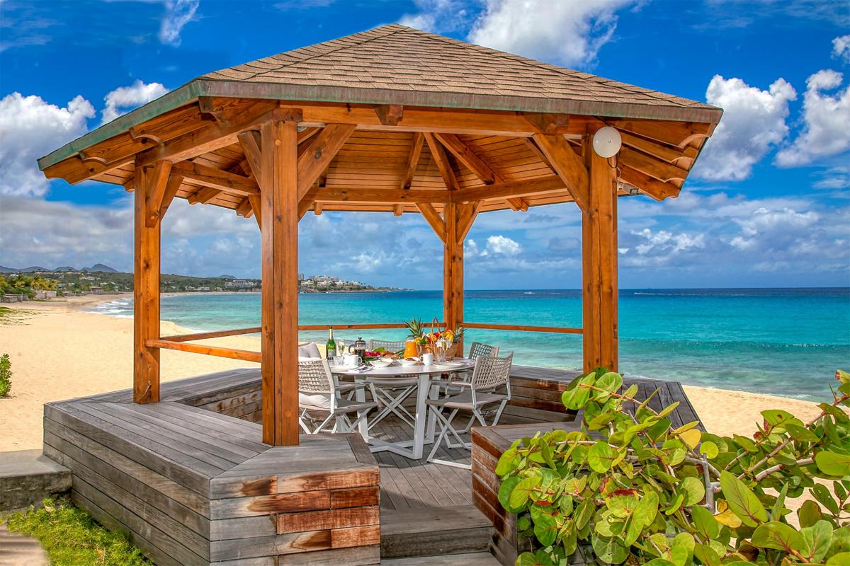 Villa rental St Martin - Gazeebo